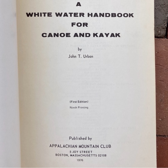AMC White Water Handbook for Canoe & Kayak Appalachian Mountain Club Outdoors - Picture 6 of 9